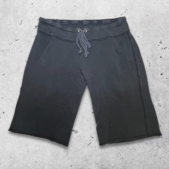 J. Crew Pants - J.Crew Shorts Cut-Off Hem Relaxed Fit Drawstring Waist Stretchable Black W Small